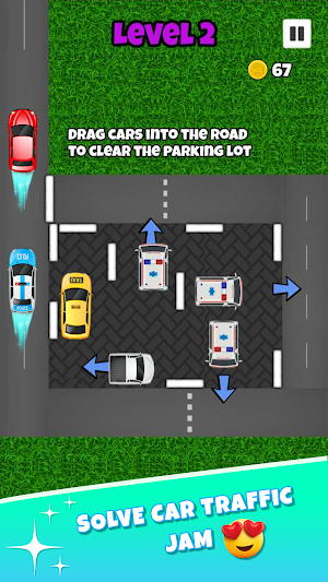 Parking Jam 2D : Mind Game Screenshot 2