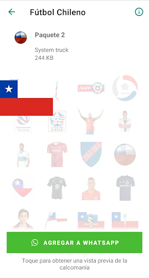 Stickers Fútbol Chileno Screenshot 3