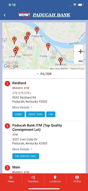 Paducah Bank Business Screenshot 3