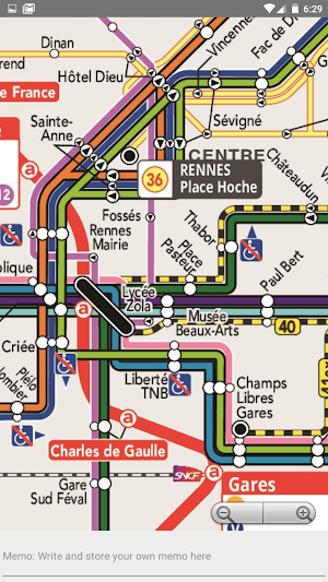RENNES METRO/BUS MAP OFFLINE Screenshot 2