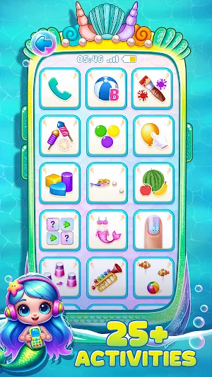 Mermaid Baby Phone Game Screenshot 2