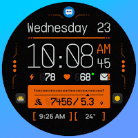 SH094 Watch Face, WearOS watch