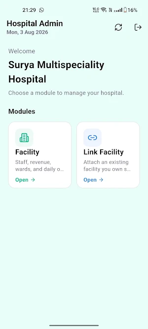 MedSahi Admin Screenshot 0