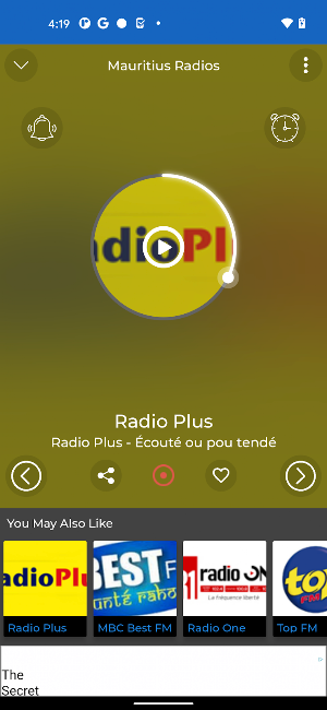 Mauritius Radios + Recorder Screenshot 2