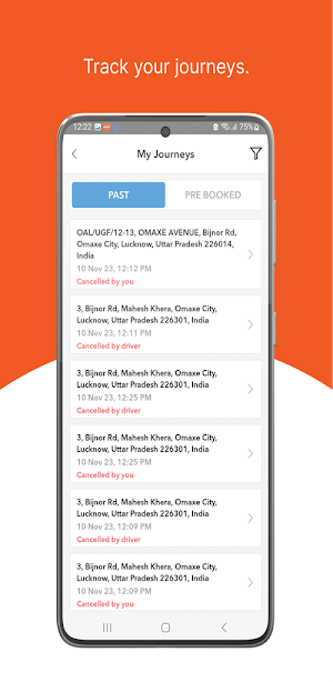 WayWay: Request a ride Screenshot 1
