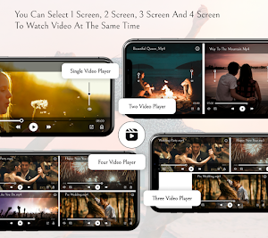 Multi Screen Video Player Screenshot 2