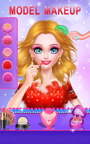 Fashion World - Makeups & Dress up game for girls Screenshot 1