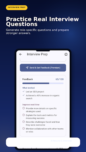 HireMate AI Resume & Interview Screenshot 2