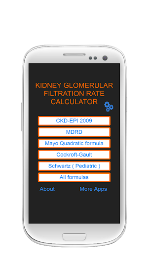 Kidney eGFR Calculator Screenshot 0