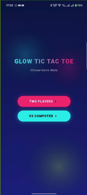 Tic-Tac-Toe Glow Screenshot 0