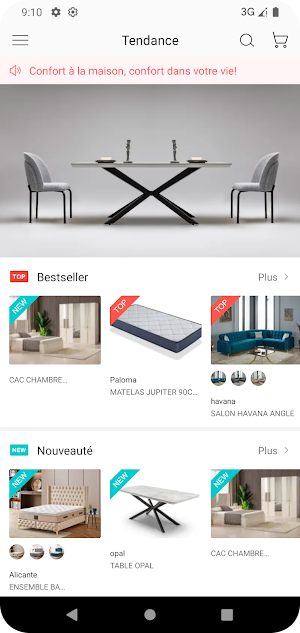 Elif Meubles Screenshot 1