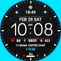 Minimal Black Watch Face WIN26