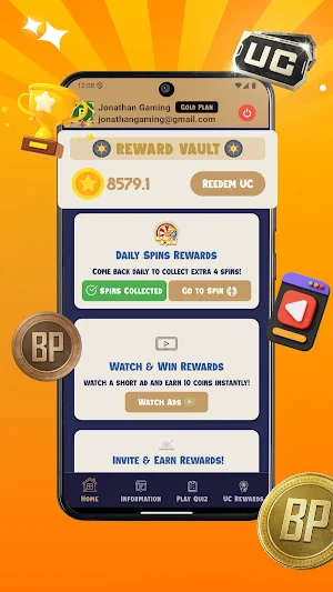 BGMI UC Challenge - Earn UC Screenshot 0