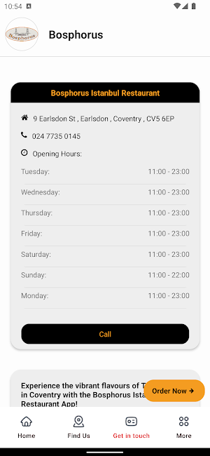 Bosphorus Istanbul Restaurant  Screenshot 2