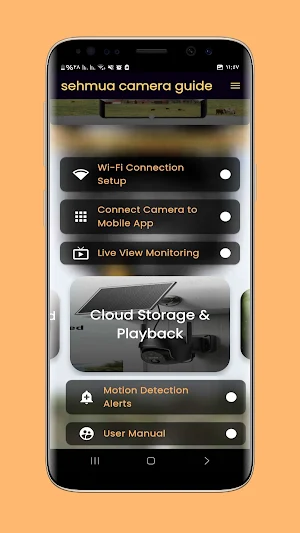 sehmua camera guide Screenshot 1