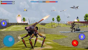 F22 vs Robots - Air Shooting Screenshot 1