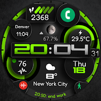 Digital Watch Face CUE110
