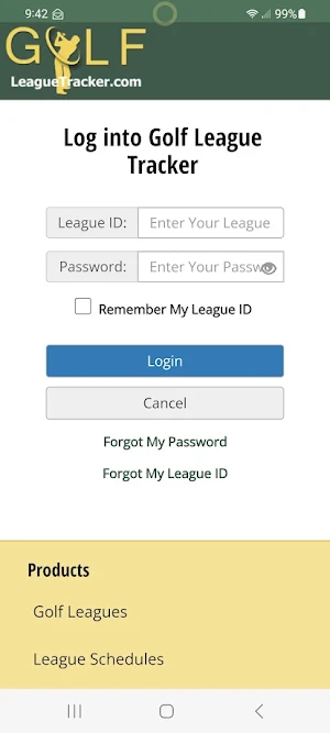 Golf League Tracker PWA Screenshot 2