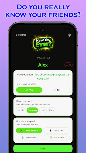 Never Have I Ever: Party Game Screenshot 1