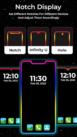 Edge Lighting Notch Display Screenshot 1