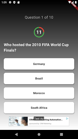 Football Soccer Trivia Quiz Screenshot 1