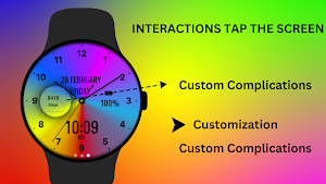 Happy Colorful Analog Watch Screenshot 3