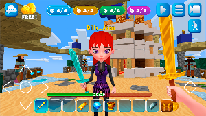 Bed Fight: Blocky Wars Craft Screenshot 3