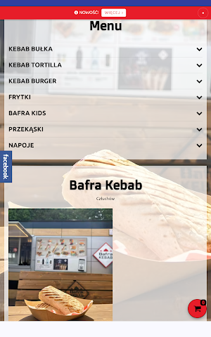 Bafra Kebab Człuchów Screenshot 2