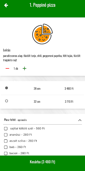 Peppino Pizzéria Screenshot 2