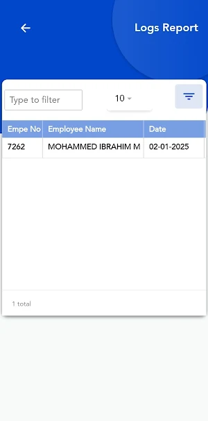 KH Attendance App Screenshot 1