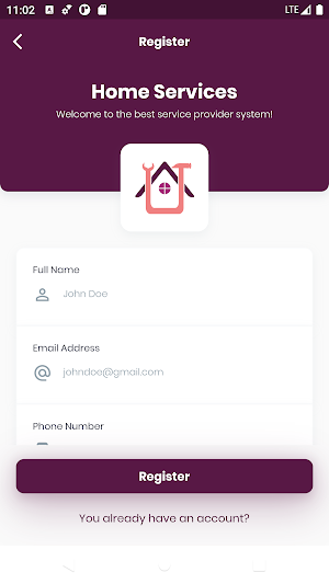 qHome Service Provider Screenshot 2