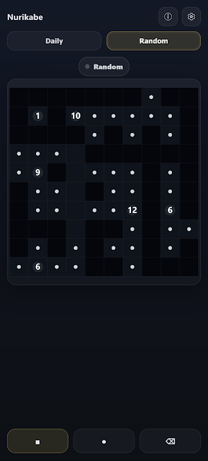 Nurikabe - Island Logic Puzzle Screenshot 3