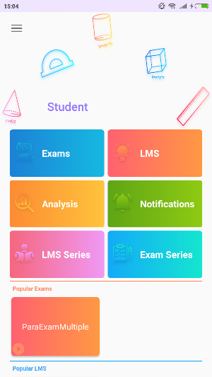 Menorah Online Examination App Screenshot 2