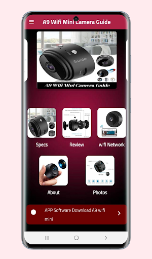A9 wifi mini Camera Guide Screenshot 0