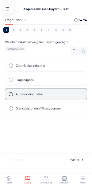 Polizei Bayern Vorbereitung Screenshot 2