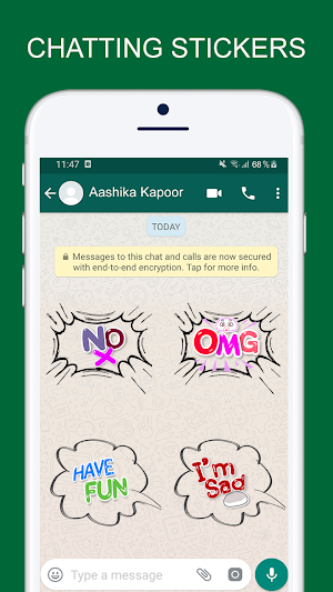Chatting Stickers For Whatsapp Screenshot 0