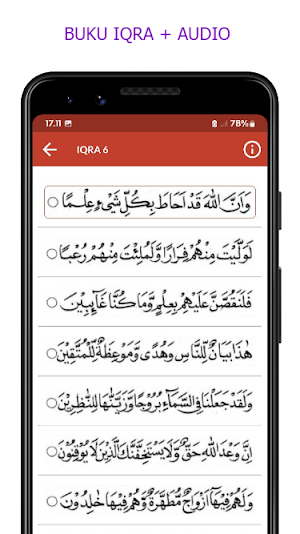 BUKU IQRA 1-6 OFFLINE + AUDIO Screenshot 2