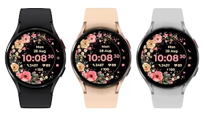 AZ266 Rose Flower Watch Face Screenshot 1