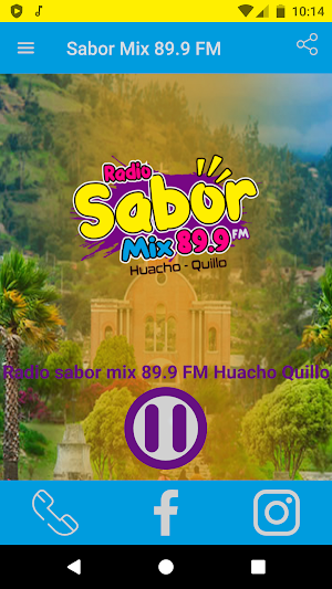Radio sabor mix 89.9 FM - Huac Screenshot 0