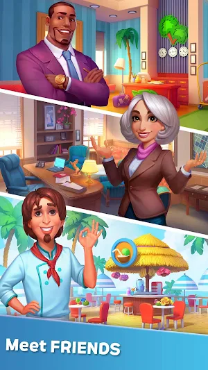 Bayside Merge: Renovation game Screenshot 3