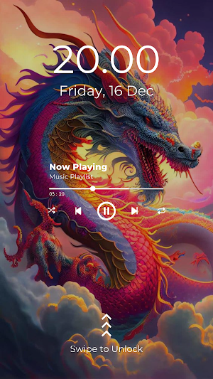 Aesthetic Dragon Wallpaper 4K Screenshot 0