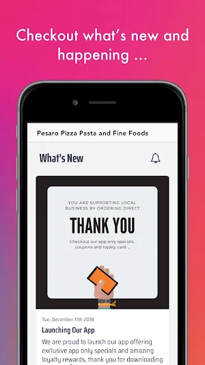 Pesaro Pizza Pasta and Fine Foods Screenshot 0