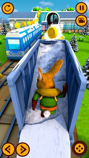 Rabbit-Cat Running Games Screenshot 1