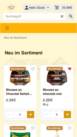 Guidohof Online Shop Screenshot 0