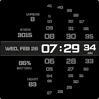 BLACK RETRO Watch Face