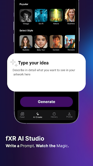 fXR Studio: AI Image Generator Screenshot 2