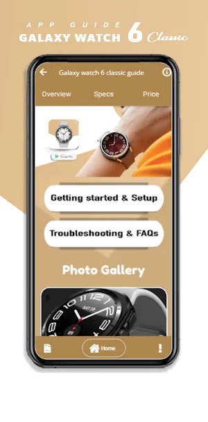 Galaxy watch 6 classic guide Screenshot 0