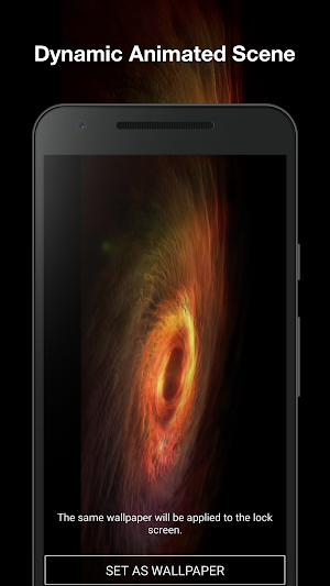 Real Black Hole Live Wallpaper Screenshot 1