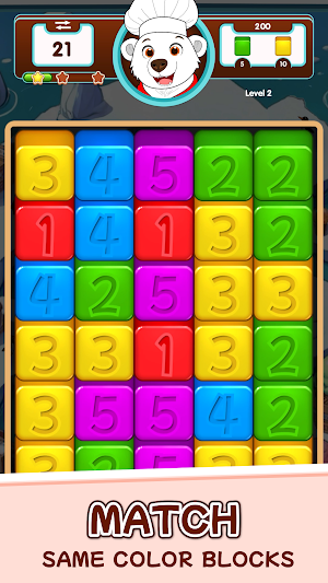 Polar Bear HotSweets Match3 Screenshot 0