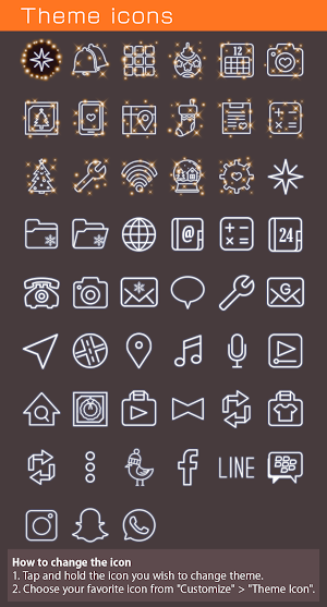 Twinkling Snowman Theme +HOME Screenshot 3
